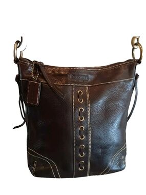 Coach Brown Leather Shoulder Bag
